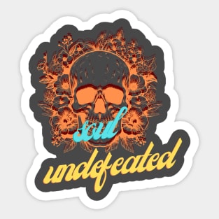 soul undefeated Sticker